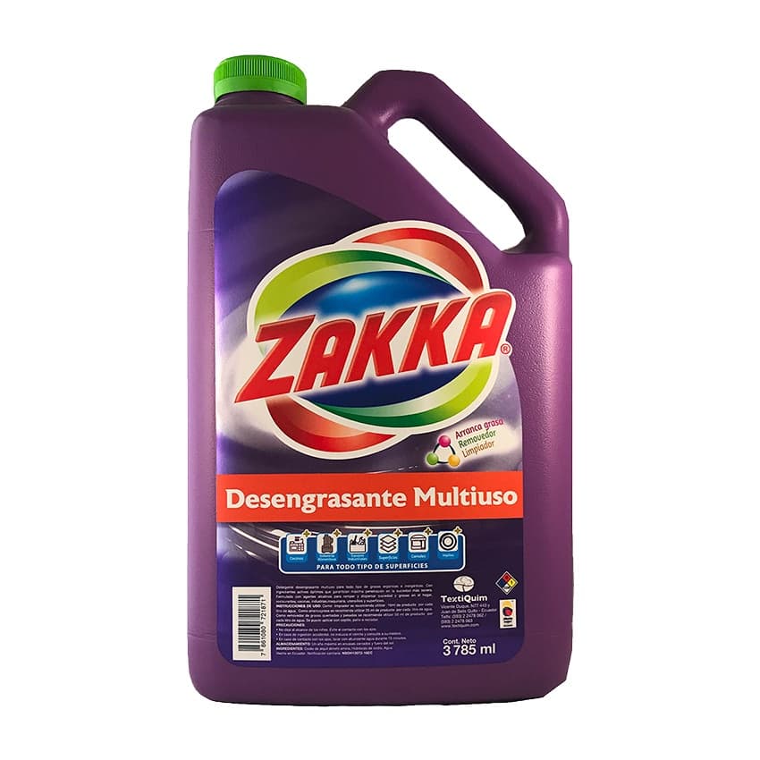 Desengrasante Zakka multiusos Galón