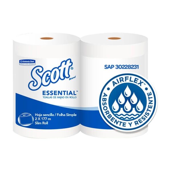 Toalla de Manos en Rollo Airflex 150mts.