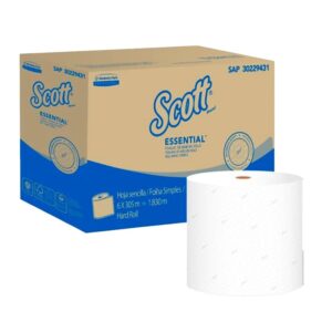Toalla de Manos en Rollo Scott, 6 rollos x 305mts.