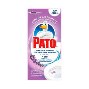 Pato Adhesivo Lavanda para Inodoros, Caja x 3und.