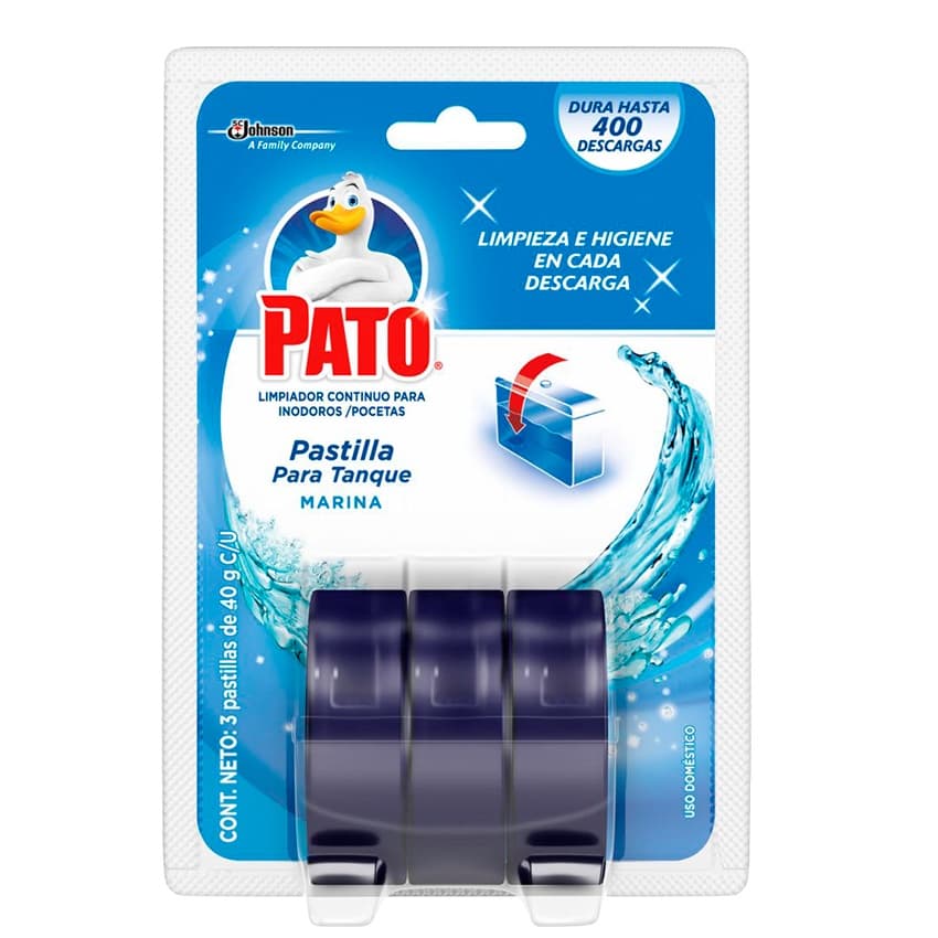 Pato Tanque Azul x 3 und.