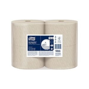 Tork SmartOne. Papel Higiénico Natural. Hoja Doble 200mts x 4und.