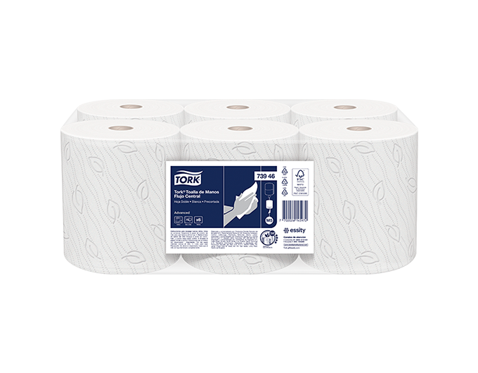 Toalla de Manos en Rollo 100mts x 6und.
