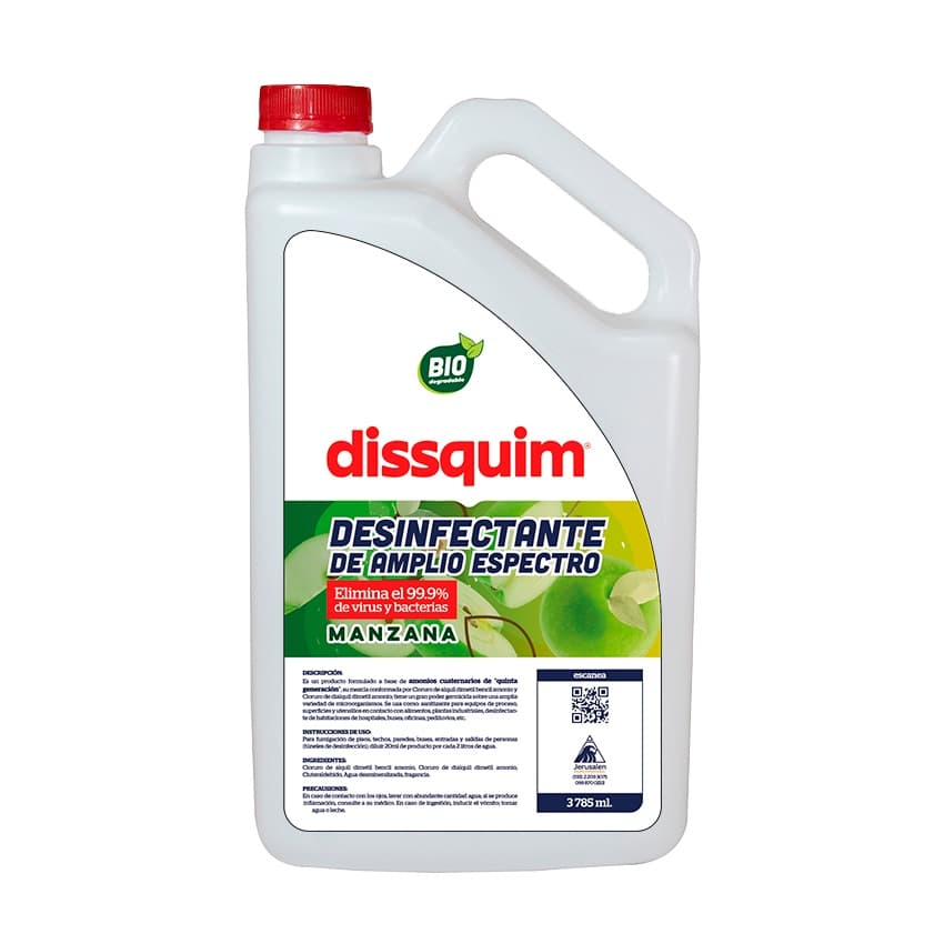 Desinfectante Dissquim Manzana gl.