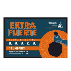 Funda Negra 30x36. Paquete x 10 unidades.
