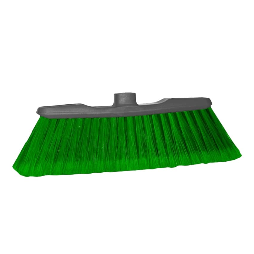 Escoba Plástica con Tubo Plástico con Cerda Suave
