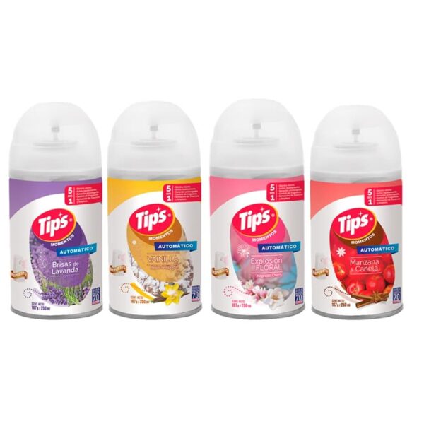 Recarga Tips Momentos 250ml. Varios Aromas
