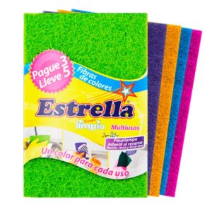 Fibra Multiuosos x5 colores Estrella