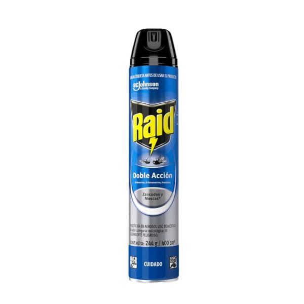 Raid Mata Moscas y Zancudos 400ml.