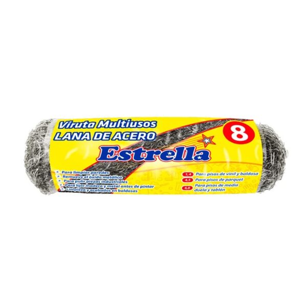 Viruta de Acero Estrella No. 8
