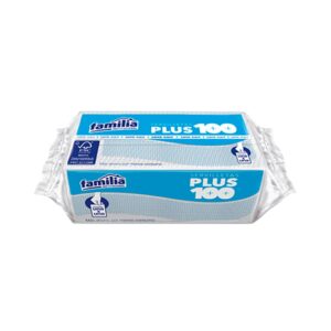 Paquete de Servilleta Plus Blanca x 100und.