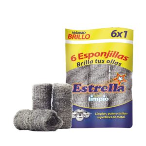 Esponjilla Lana de Acero x6und